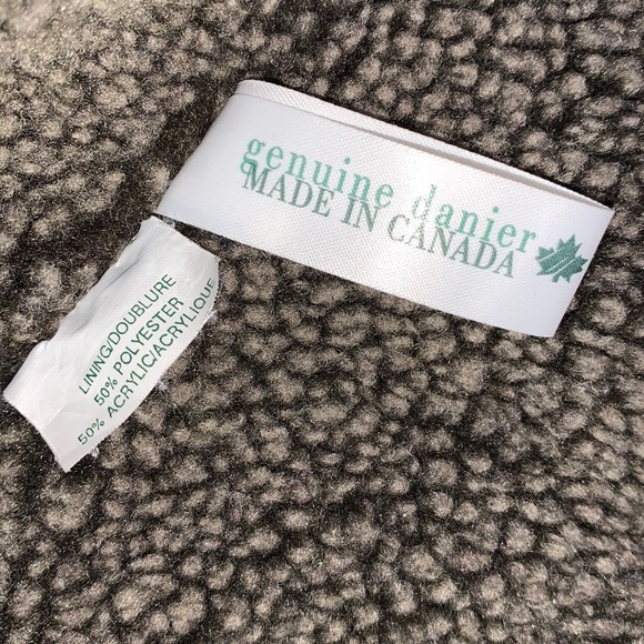 DANIER Leather Jacket w/ removable Sherpa insulation vest & collar - Picture 13 of 14